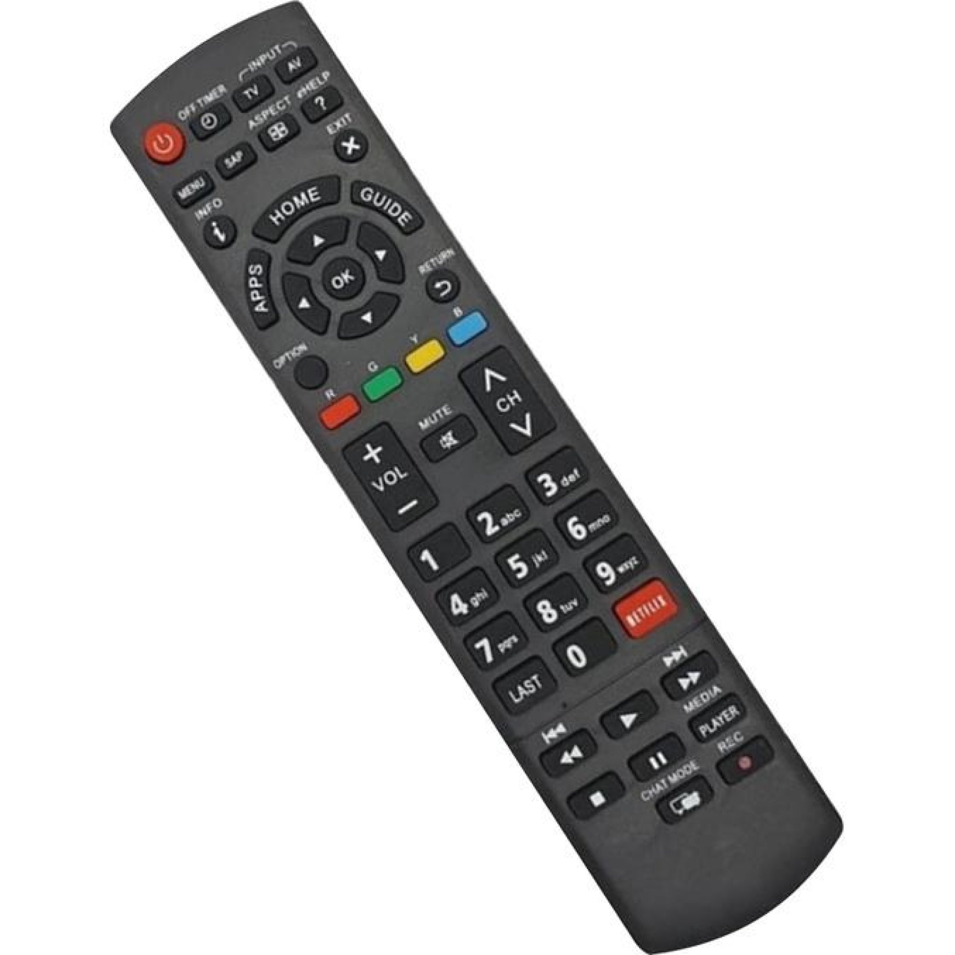 Controle Remoto Tv Lcd  Com Botão Netflix