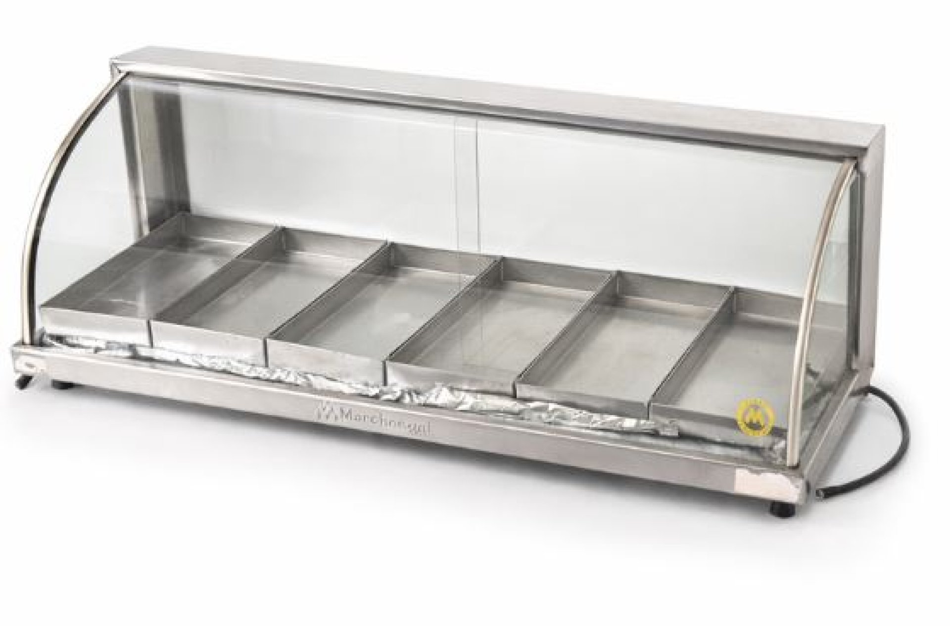 Estufa Curva, 6 Bandejas, 127v, Marchesoni, Ouro Ef.2.061, Inox