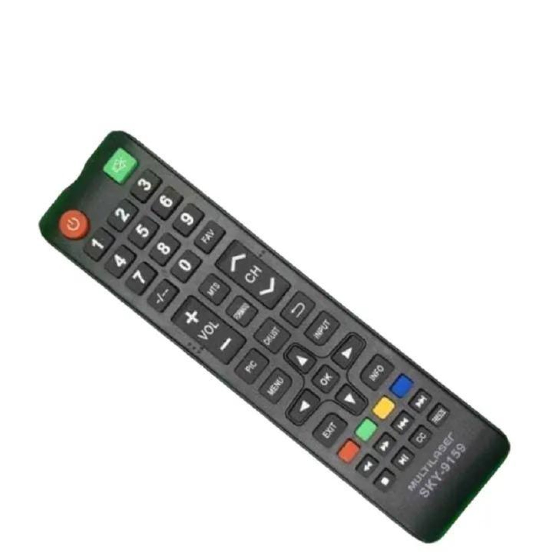 Kit com 10 Controle Remoto Tv Multilaser 9159