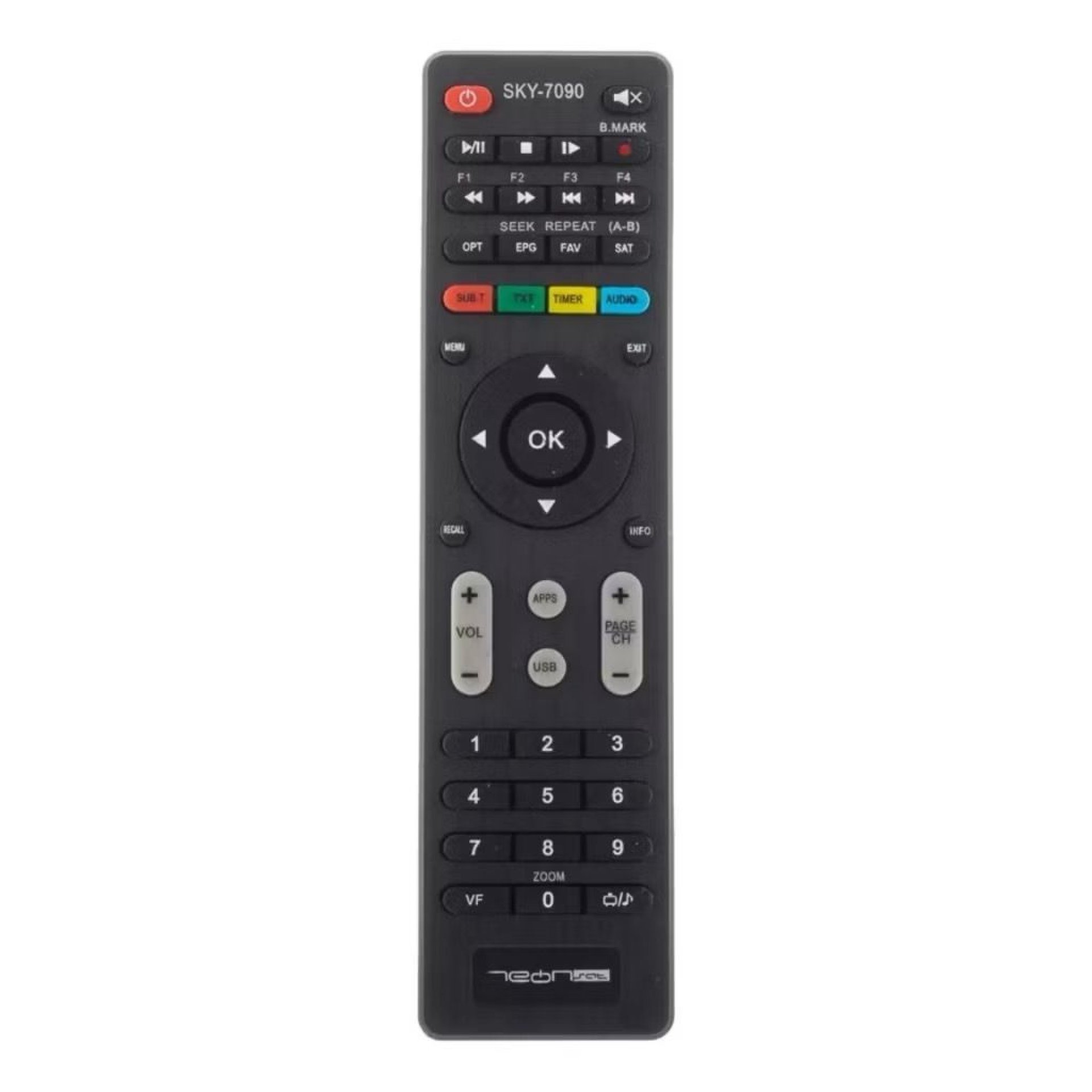 Century Controle Remoto de Antena Parabólica Midiabox HDTV B3 e B4 8086 para TV e Rádio