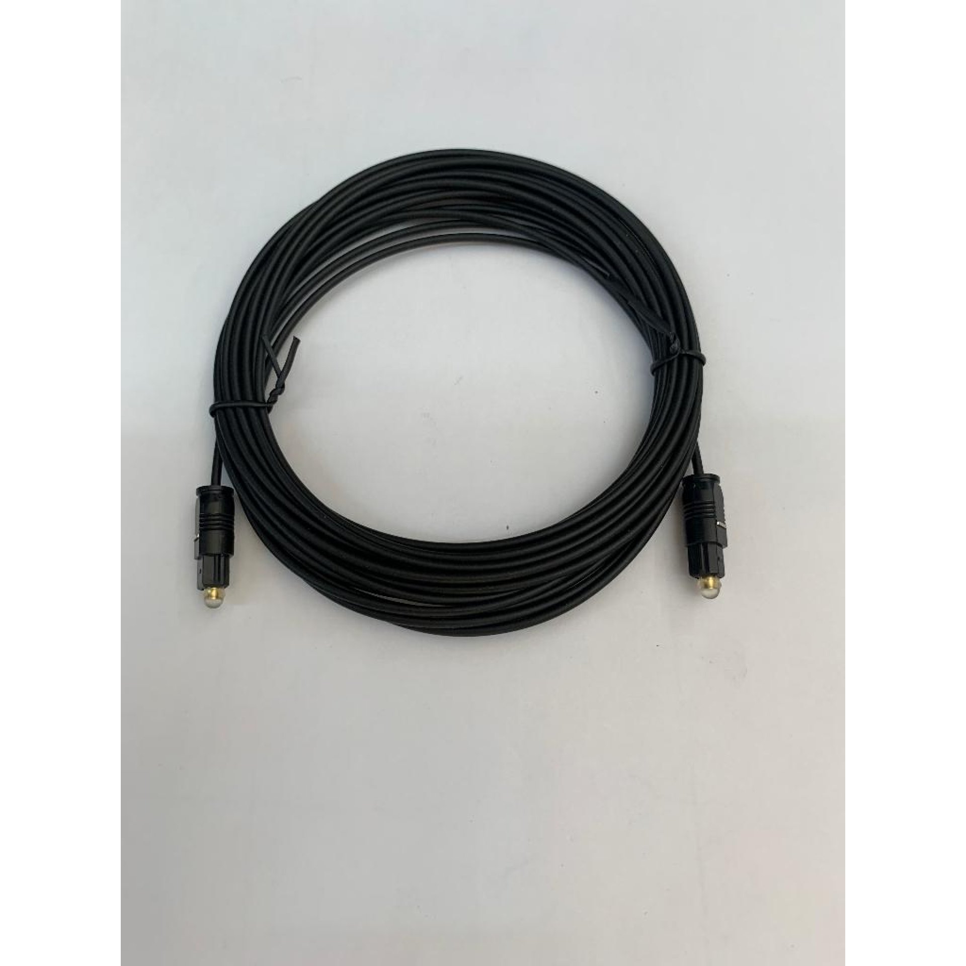 CABO DE FIBRA OPTICA PARA AUDIO BASEADO NA LIGAÇÃO TOSLINK EM DUAS EXTREMIDADES