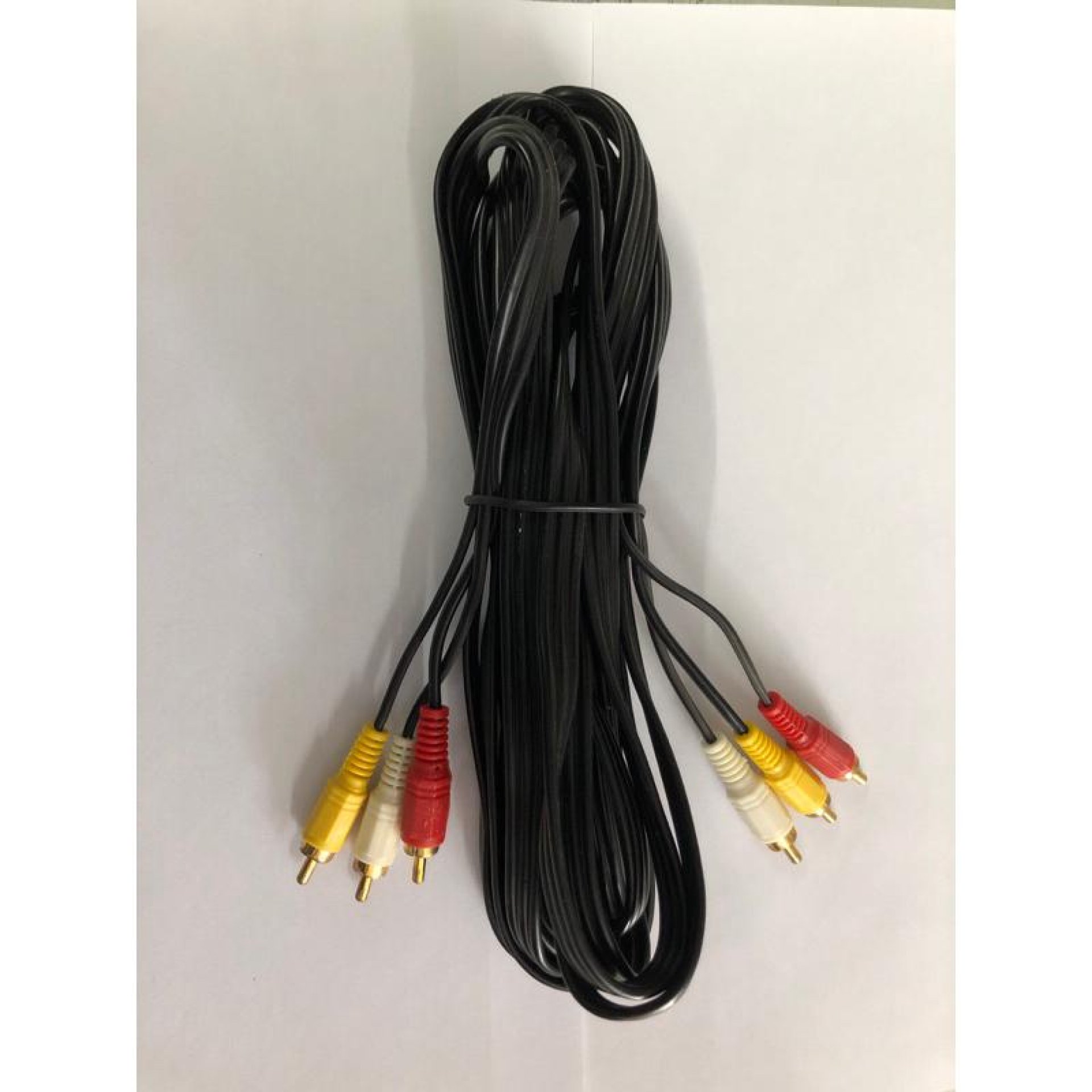 cabo de áudio e vídeo 3+3 Rca dvd 5 metros