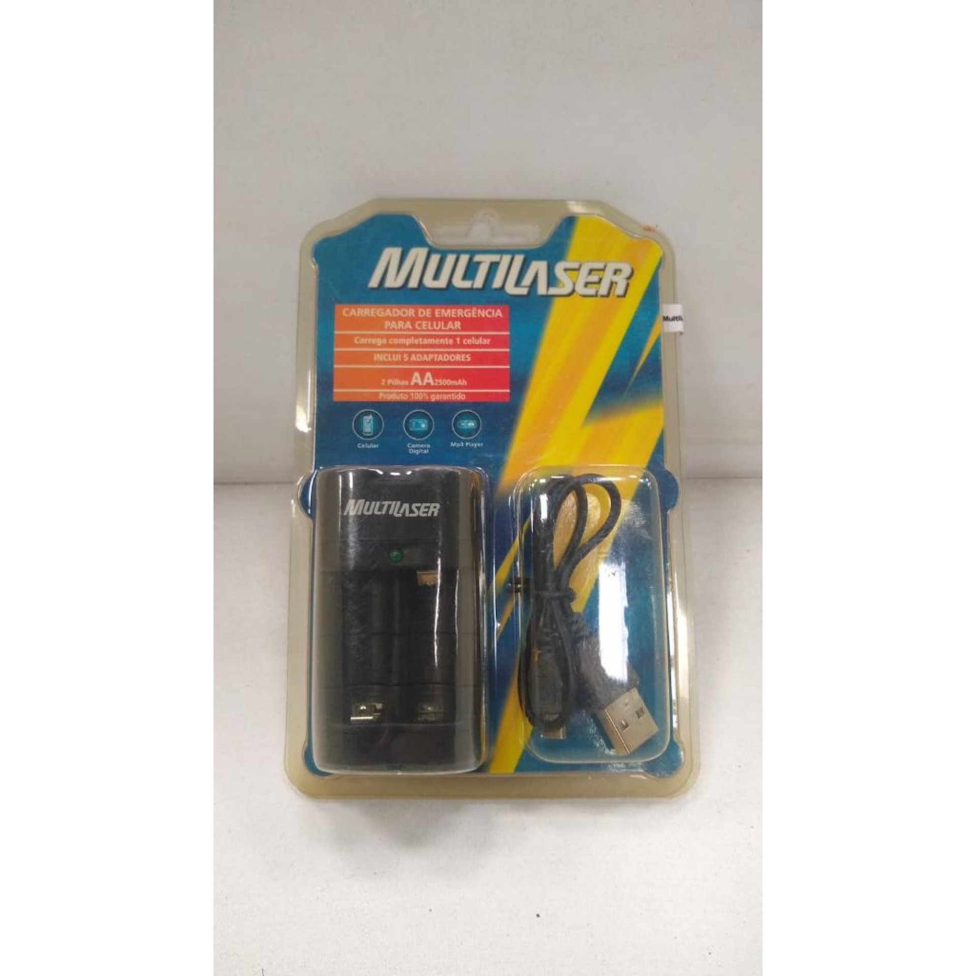 Carregador de emergência para celular - MULTILASER
