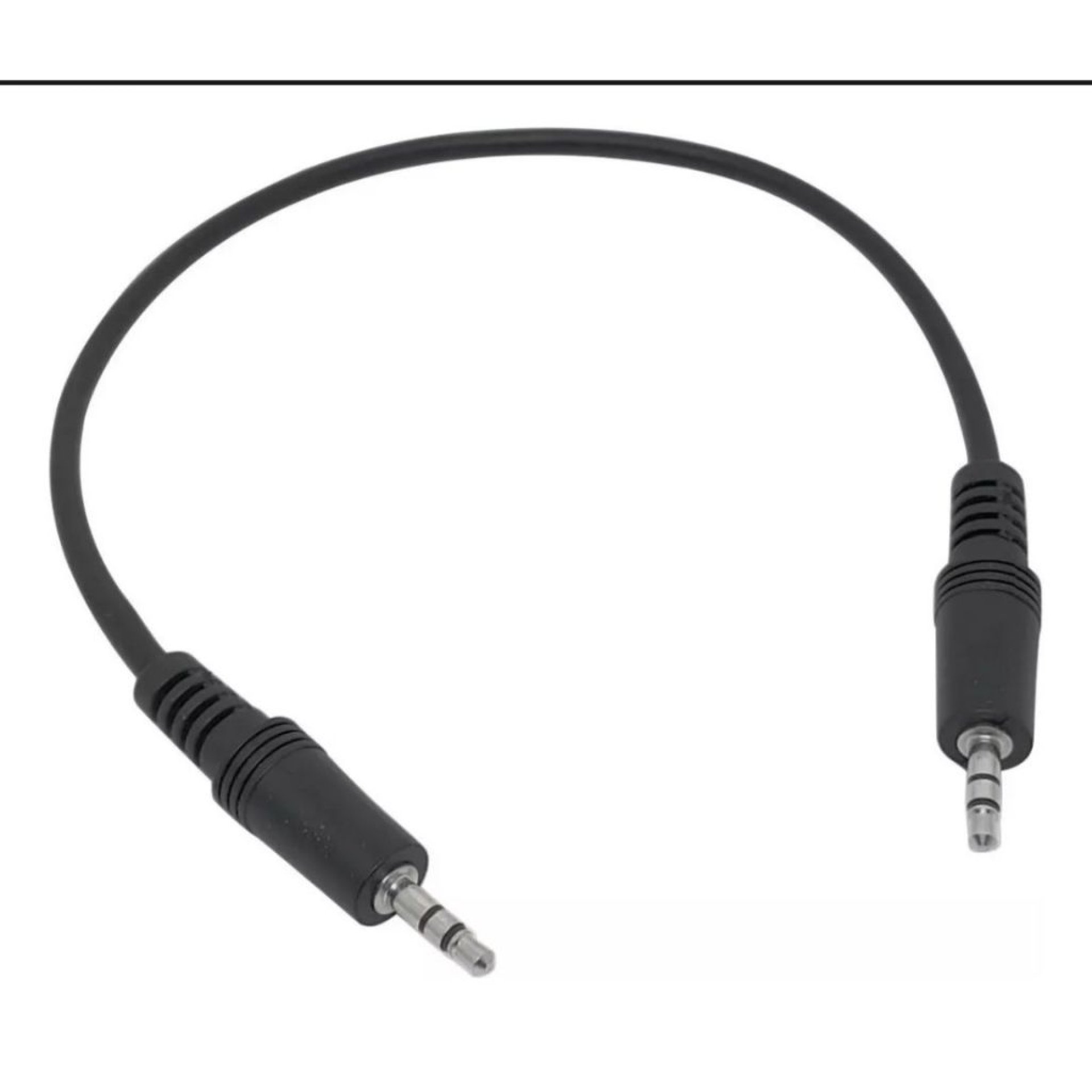Cabo Auxiliar P2 X P2 50cm para Celular e Caixa de Som Conectividade Versátil e Uso Versátil
